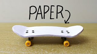 DIY PAPER FINGERBOARD [upl. by Suzie743]