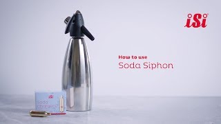 iSi Soda Siphon  How to Use [upl. by Trust]