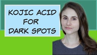 KOJIC ACID FOR DARK SPOTS amp HYPERPIGMENTATION DR DRAY [upl. by Lednor536]