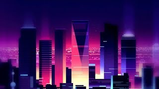 Infinity A Futuristic Synthwave mix Chillwave  Retrowave 4K [upl. by Siwel]