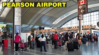 Toronto Pearson Airport From Checkin to Departure Gate Aug 2021 [upl. by Kappenne]