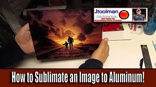 How to Sublimate an Image to Aluminum [upl. by Carmencita79]