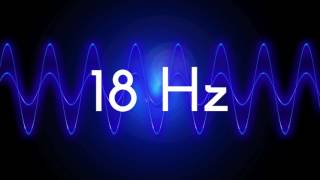 18 Hz clean sine wave BASS TEST TONE frequency [upl. by Yenitsed]