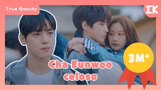 Highlights Cha Eunwoo celoso  EntretenimientoKoreano  True Beauty [upl. by Liborio]