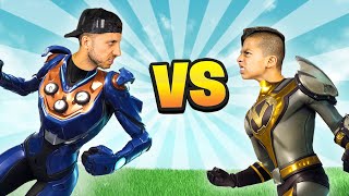 DAD Vs SON 1v1 Fortnite WINNER GETS PRIZE  Royalty Gaming [upl. by Navad47]