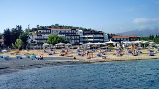 Thassos guide  Tripiti Beach amp Blue Dream Palace hotel [upl. by Skelton]