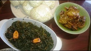 FUFU NJAMA NJAMA AND KATI KATI BURNT CHICKEN COOKED IN PALM OIL  PRECIOUS KITCHEN  EPISODE 3 [upl. by Ebneter]