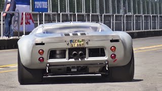 1966 Ford GT40 Mk I Awesome SOUND  Starts Accelerations amp Fly Bys [upl. by Ailalue]