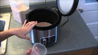 How to Use a Rice Cooker  Steamer [upl. by Ahseinod754]