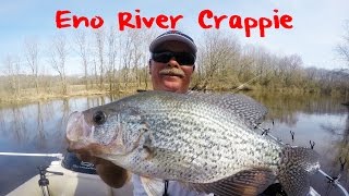 Crappie Fishing North Carolinas Eno River [upl. by Neitsirk]