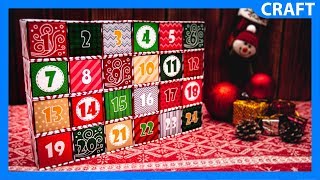 DIY Advent Calendar Tutorial  Christmas Calendar [upl. by Ynnol18]