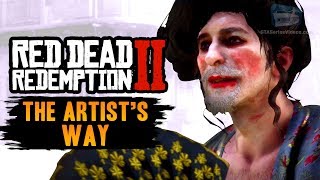 Red Dead Redemption 2 Stranger Mission  The Artists Way [upl. by Lorrad196]