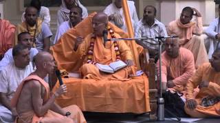 Sannyasa Acceptance Ceremony of HH Bhakti Ratnakara Ambarisha Swami [upl. by Ynos74]