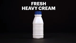 Everything Youve Ever Wanted to Know About Heavy Cream  Tastemade [upl. by Leahplar93]