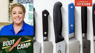 Knives Up–Get to Know Your Collection  Test Kitchen Boot Camp [upl. by Attenahs]