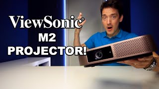 VIEWSONIC M2 FULL HD LED PROJECTOR REVIEW [upl. by Seka]