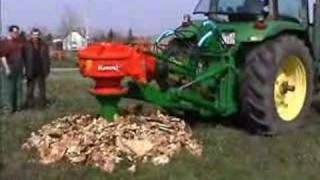 John Deere 8100 and Rotor S stump grinder [upl. by Deden]