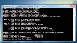 Convertir FAT32 à NTFS sans perte de données [upl. by Harrak591]