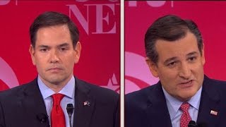 Marco Rubio and Ted Cruzs fiery clash on immigration [upl. by Fineberg]