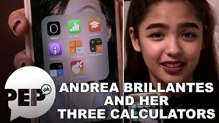 Andrea Brillantes reacts to quotcalculator memesquot about her [upl. by Namharludba233]