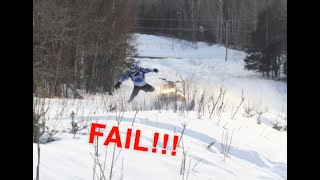 Snowmobile fail compilation [upl. by Alexandr]