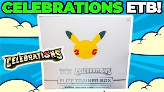 Pokemon Celebrations Elite Trainer Box OPENING [upl. by Payton]