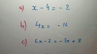 Exercice de maths  résoudre ces 4 équations en classe de quatrième [upl. by Fidole]