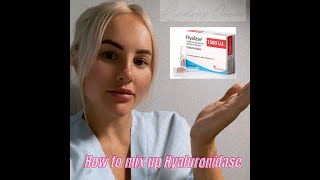 Hyaluronidase  How To Reconstitute [upl. by Irrabaj925]