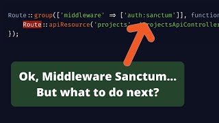 Example of Laravel Sanctum with API Tokens [upl. by Chrisoula]