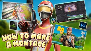 How to Make an INSANE Fortnite Montage  Clipping Software Editing Tutorial Thumbnail Etc [upl. by Etnud]