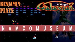 Lets Play Namco Museum PlayStation Galaxian [upl. by Alfie399]