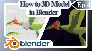 How to 3D model creatures concept art in Blender the way i know [upl. by Scriven]