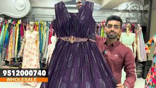 Party Wear Dresses Ahmedabad Wholesale Market [upl. by Lyrehc]