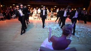 Ballerina Wedding Surprise Groomsmen Dance [upl. by Maitilde]