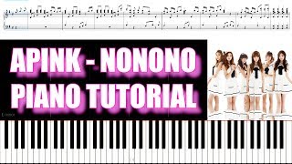 Apink  NoNoNo Piano Tutorial [upl. by Franzoni]