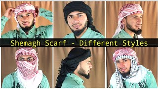 Eid Special  How to Tie Shemagh Scarf  Different Styles Tutorial  AL Aamir Khan [upl. by Notlok786]