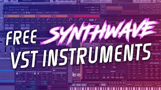 Top 7 FREE VST Instruments For Synthwave [upl. by Campbell]