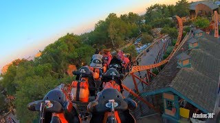 Pony Express Motobike Roller Coaster  Knotts Berry Farm [upl. by Lleznov56]