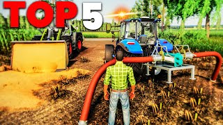 TOP 5 Best Realistic MODS  SCRIPTS Part 3  Farming Simulator 19 [upl. by Hocker]