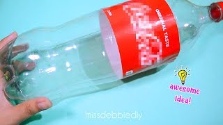 5 CREATIVE PLASTIC BOTTLES IDEA [upl. by Yeltneb]