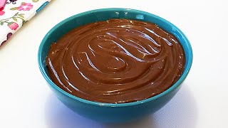 Chocolate Pastry Cream Recipe I French Creme Patissiere [upl. by Madriene]