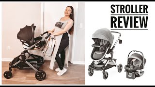 STROLLER REVIEW  GRACO MODES NEST TRAVEL SYSTEM [upl. by Phip308]