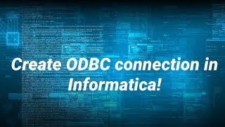 How to  Create ODBC connection for Oracle 19c in informatica 1041  Jay’s Techie Crown [upl. by Eidna]