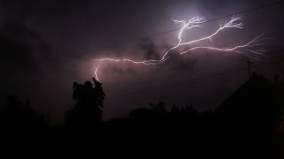 Strong Thunderstorm Over London England [upl. by Nyladnarb879]