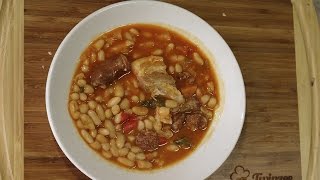 judias blancas con chorizo olla gm g o express [upl. by Nevai915]