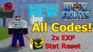 ALL Blox Fruits Codes 2X EXP 2023 NEWEST CODES [upl. by Hyo]