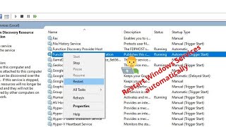 How to Automatically Restart Windows Services Easy Guide [upl. by Weikert]