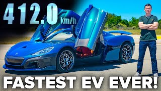 Rimac Nevera review Worlds fastest EV with 258mph top speed [upl. by Onaled]