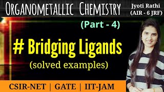 Bridging ligands Organometallic compoundsElectron contribution of bridging ligandsExamples [upl. by Ybbed]