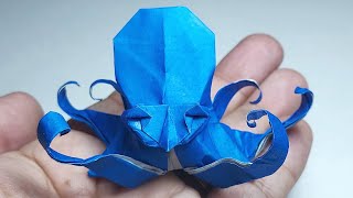 Origami Octopus TUTORIAL Designed by Yojiro Sakai [upl. by Nerti]